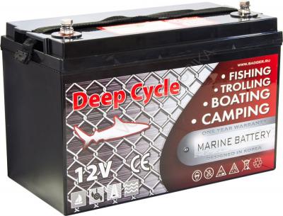 Тяговый аккумулятор для лодочного электромотора Marine Deep Cycle GEL 80Ah 12V Тяговый аккумулятор для лодочного электромотора Marine Deep Cycle GEL 80Ah 12V