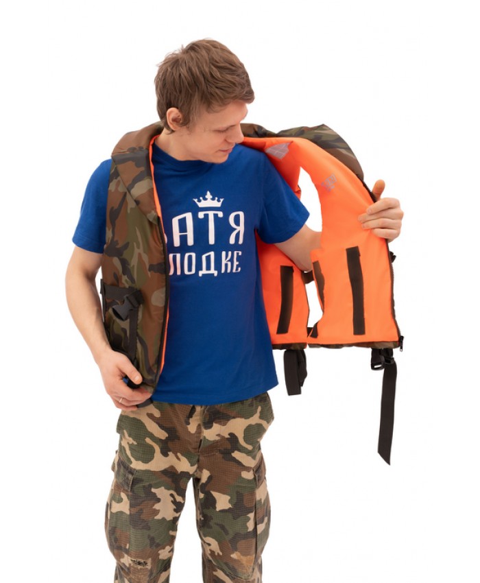 Спасательный жилет двусторонний 65-80 кг. Спасательный жилет двусторонний 65-80 кг.