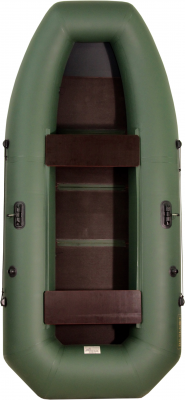 Лодка надувная гребная ПВХ Камыш 3200 В со складной сланью и надувным килем