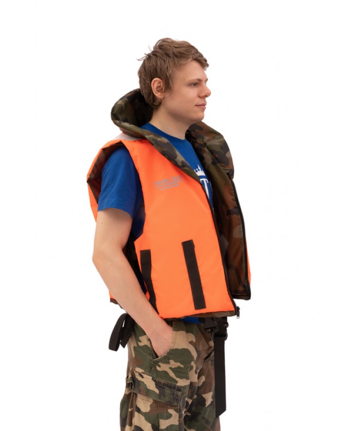 Спасательный жилет двусторонний 65-80 кг. Спасательный жилет двусторонний 65-80 кг.